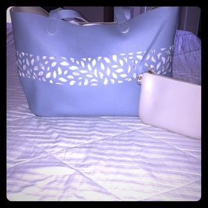 Brand new blue bag with matching coin purse